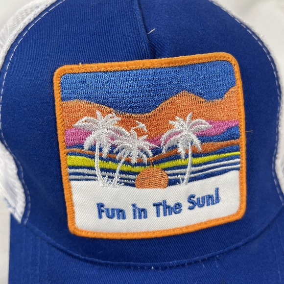 BANANA BOAT FUN IN THE SUN PATCH HAT CAP SNAPBACK ADJUSTABLE ONE SIZE FITS MOST - Picture 5 of 11